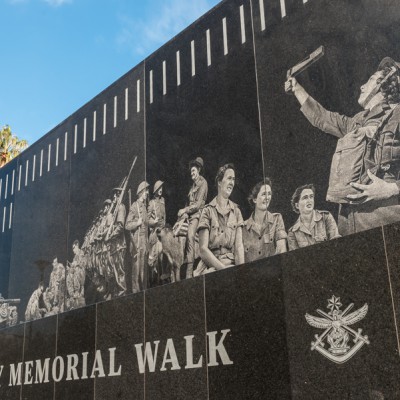 Black Granite - ANZAC Centenary Memorial Walk | Commercial Ceramics & Stone - Commercial Building Projects