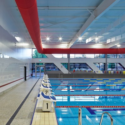 Pool Tiling - ARC Swimming Centre Campbelltown | Commercial Ceramics & Stone - Commercial Building Projects