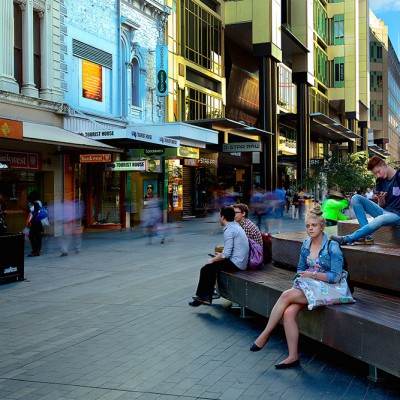 Granite Pavers - Rundle Mall | Commercial Ceramics & Stone - Commercial Building Projects