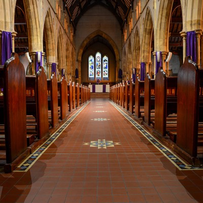 Tessellated Tiles – St Francis Xavier’s Cathedral | Commercial Ceramics & Stone - Commercial Building Projects