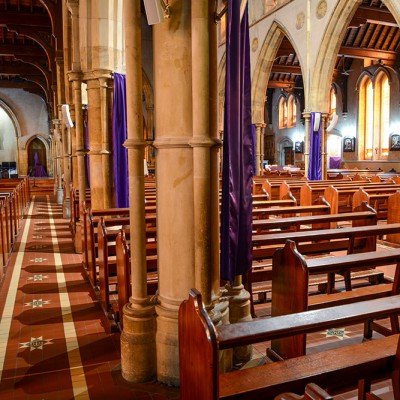 Tessellated Tiles – St Francis Xavier’s Cathedral | Commercial Ceramics & Stone - Commercial Building Projects